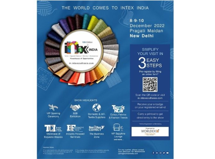 Intex India- The Leading International Textile Sourcing Show in South Asia